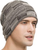 Vgogfly Slouchy Beanie for Men Winter Hats for Guys Cool Beanies Mens Lined Knit Warm Thick Skully Stocking Binie Hat - Image 2